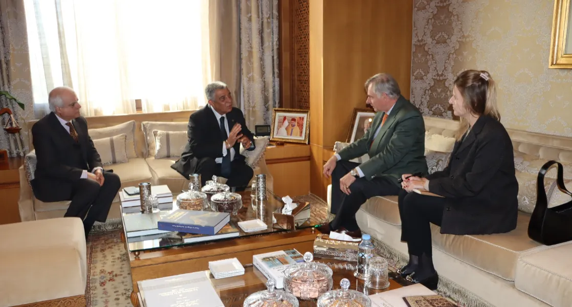 صورة النشاط استقبال سفير مملكة بلجيكا بمقر المحكمة الدستورية